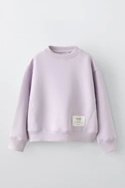CONJUNTO DE SWEATSHIRT E JOGGERS COM ETIQUETA-ZARA Discount
