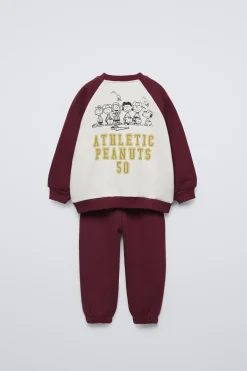 CONJUNTO DE SWEATSHIRT E CALÇAS SNOOPY PEANUTS™-ZARA Online