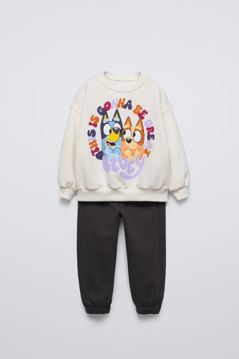 CONJUNTO DE SWEATSHIRT E JOGGERS BLUEY © LUDO STUDIO-ZARA Sale