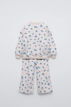 CONJUNTO DE SWEATSHIRT E CALÇAS ESTAMPADO-ZARA Discount