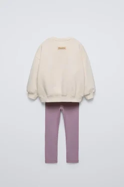 CONJUNTO DE SWEATSHIRT E LEGGINGS ELSA FROZEN © DISNEY-ZARA Store