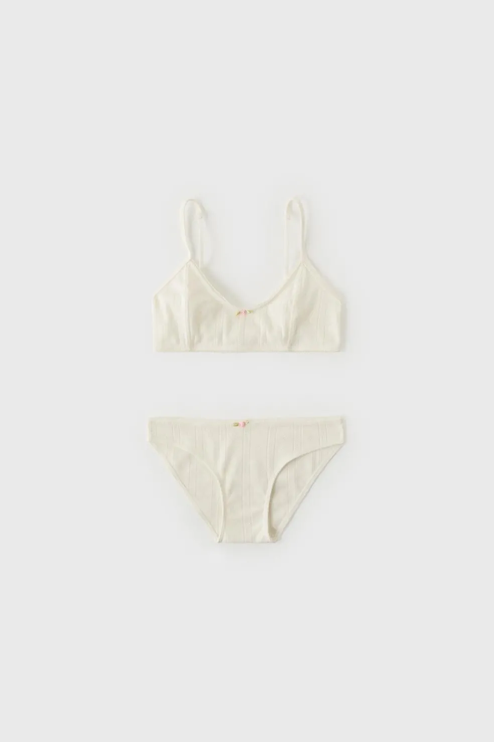 CONJUNTO DE TOP E CUECA POINTELLE Z3D-ZARA Shop