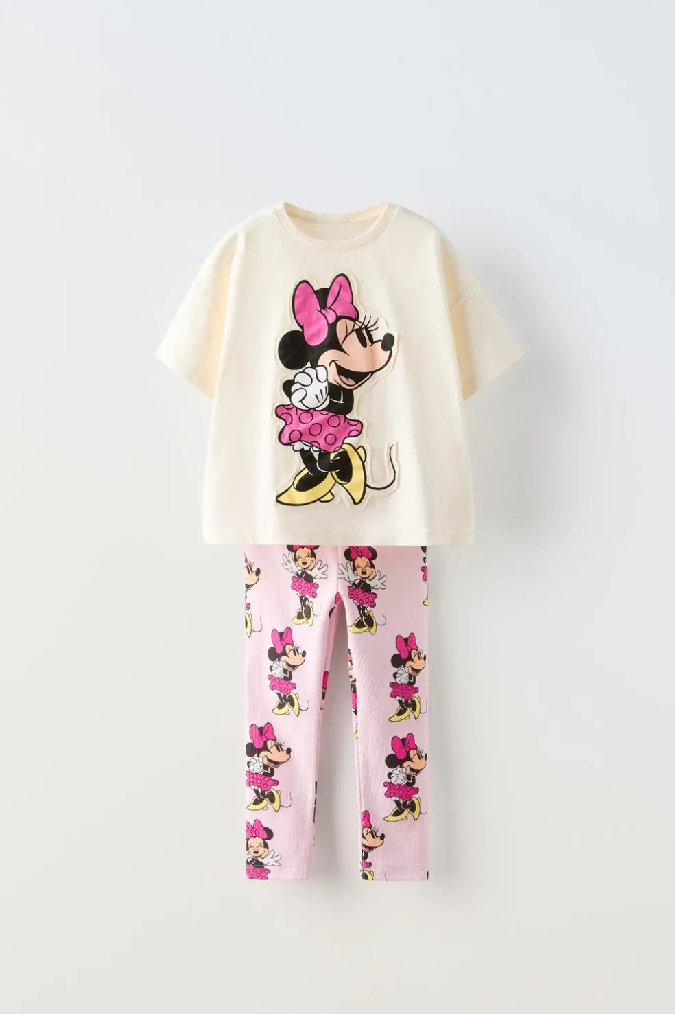 CONJUNTO DE T-SHIRT E LEGGINGS MINNIE MOUSE © DISNEY-ZARA Store