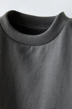 CONJUNTO EM FELPA DE T-SHIRT E CALÇÕES BERMUDA ETIQUETA-ZARA Online