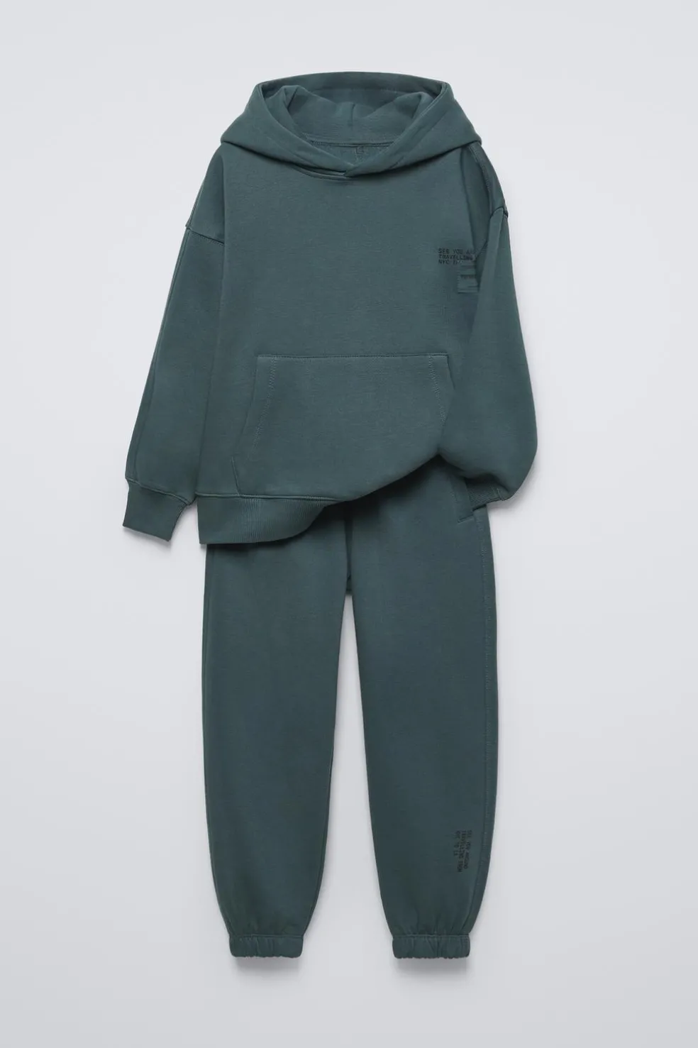 CONJUNTO JOGGING DE SWEATSHIRT E CALÇAS-ZARA Hot