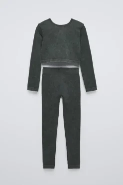 CONJUNTO SEAMLESS DE TOP E LEGGINGS-ZARA Outlet