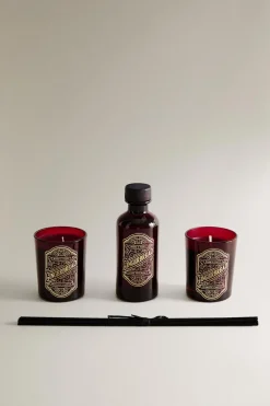 ZARA Fragrâncias Para Casa|Fragrâncias Para Casa^DISCOVERY SET GINGERBREAD (CONJUNTO DE 3) Vermelho