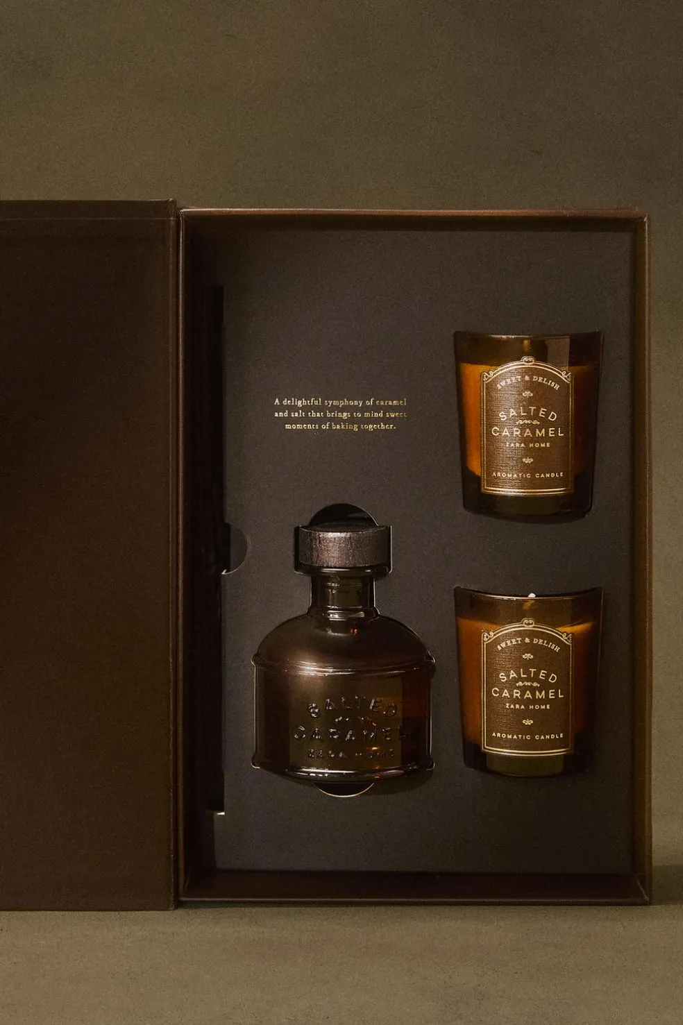 ZARA Fragrâncias Para Casa|Fragrâncias Para Casa^DISCOVERY SET SALTED CARAMEL (CONJUNTO DE 3) Creme