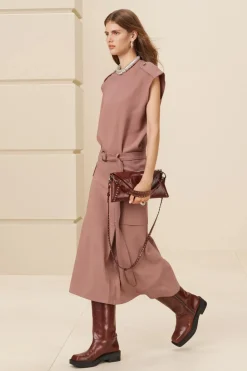 ZARA Vestidos^DRSS 14 Rosa-médio