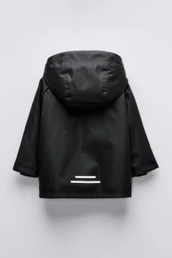 IMPERMEÁVEL ENGOMADO FORRADO-ZARA Shop