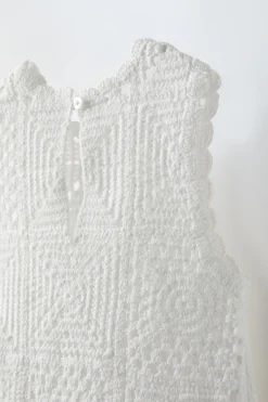 JARDINEIRAS CURTAS DE MALHA CROCHET-ZARA Shop