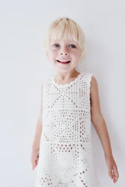JARDINEIRAS CURTAS DE MALHA CROCHET-ZARA Shop