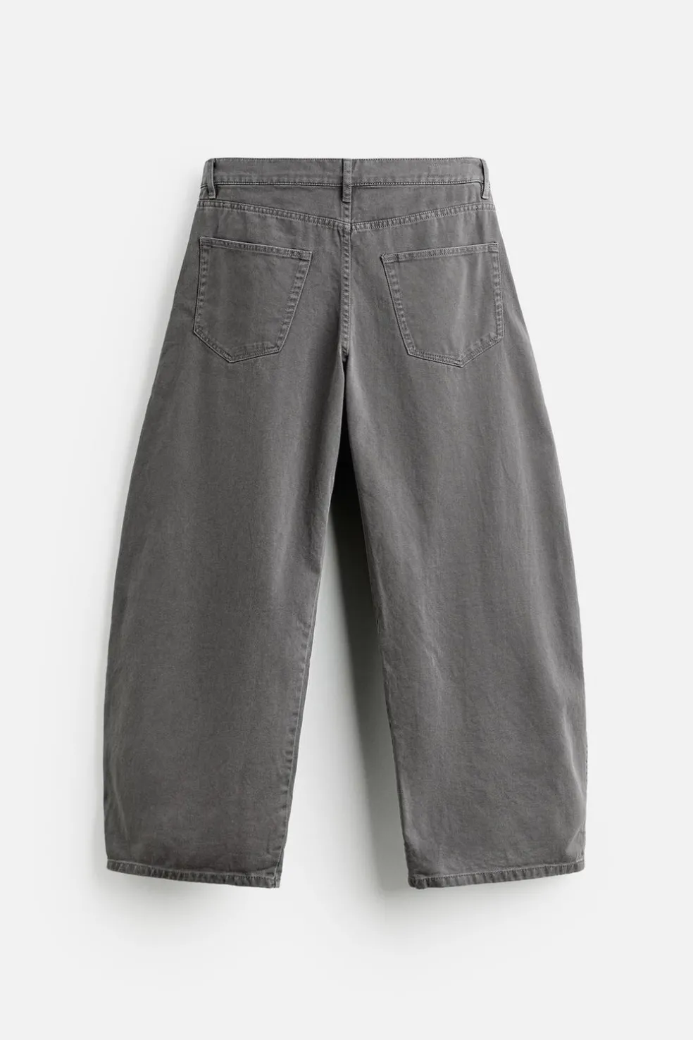 ZARA Calças De Ganga^JEANS BALOON FIT Cinzento