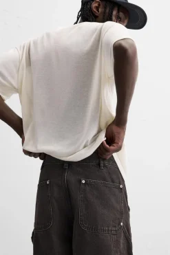 ZARA Calças De Ganga^JEANS CARPINTARIA COM BOLSOS Castanho-escuro