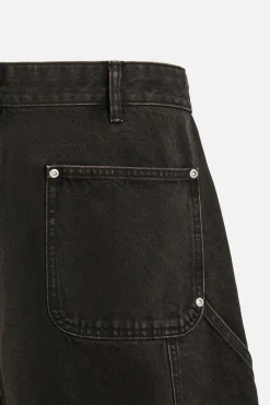 ZARA Calças De Ganga^JEANS CARPINTARIA COM BOLSOS Castanho-escuro
