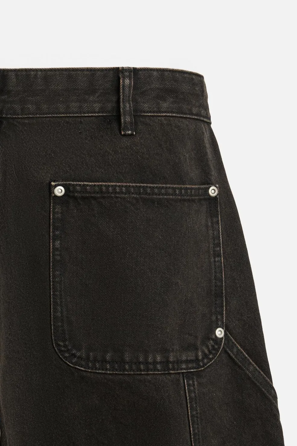 ZARA Calças De Ganga^JEANS CARPINTARIA COM BOLSOS Castanho-escuro