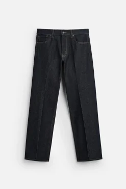 ZARA Calças De Ganga^JEANS FLARED FIT Azul