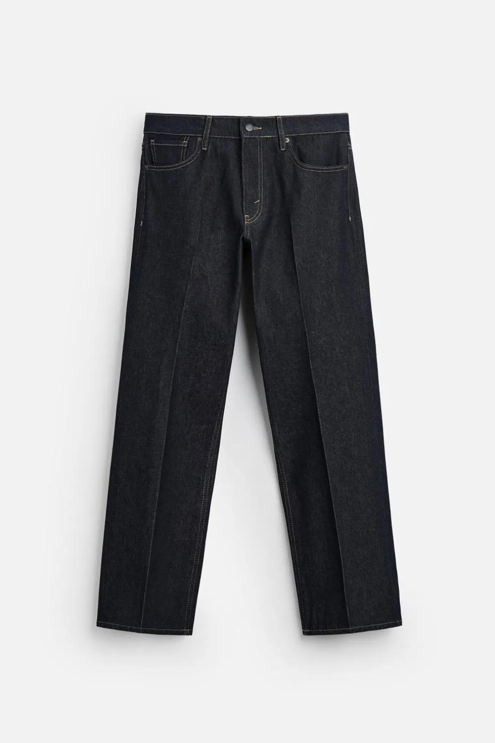 ZARA Calças De Ganga^JEANS FLARED FIT Azul