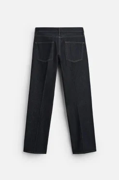 ZARA Calças De Ganga^JEANS FLARED FIT Azul