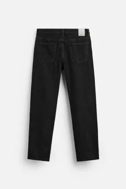 ZARA Calças De Ganga^JEANS REGULAR FIT Carvão