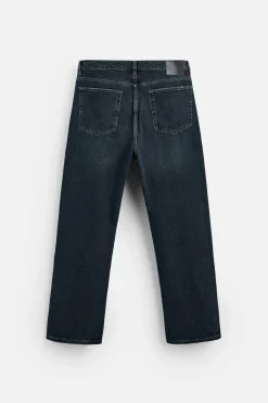 ZARA Calças De Ganga^JEANS RELAXED STRAIGHT FIT Azul