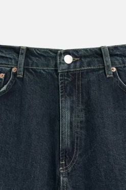 ZARA Calças De Ganga^JEANS RELAXED STRAIGHT FIT Azul