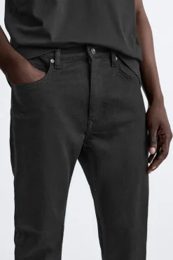 ZARA Calças De Ganga^JEANS SKINNY FIT Preto