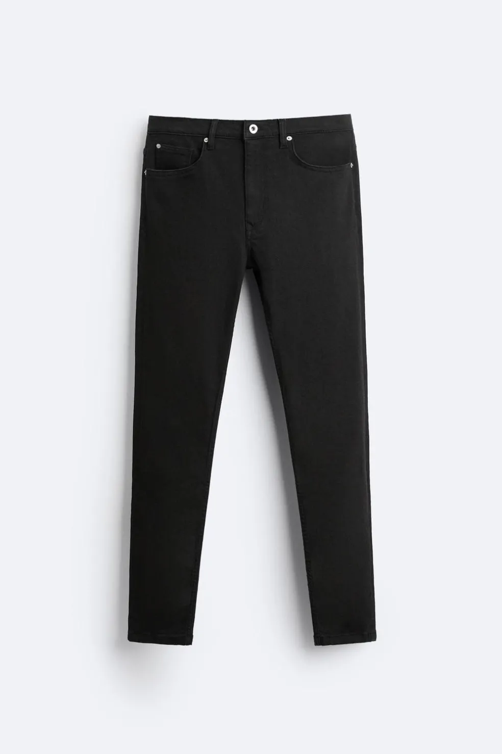 ZARA Calças De Ganga^JEANS SKINNY FIT Preto