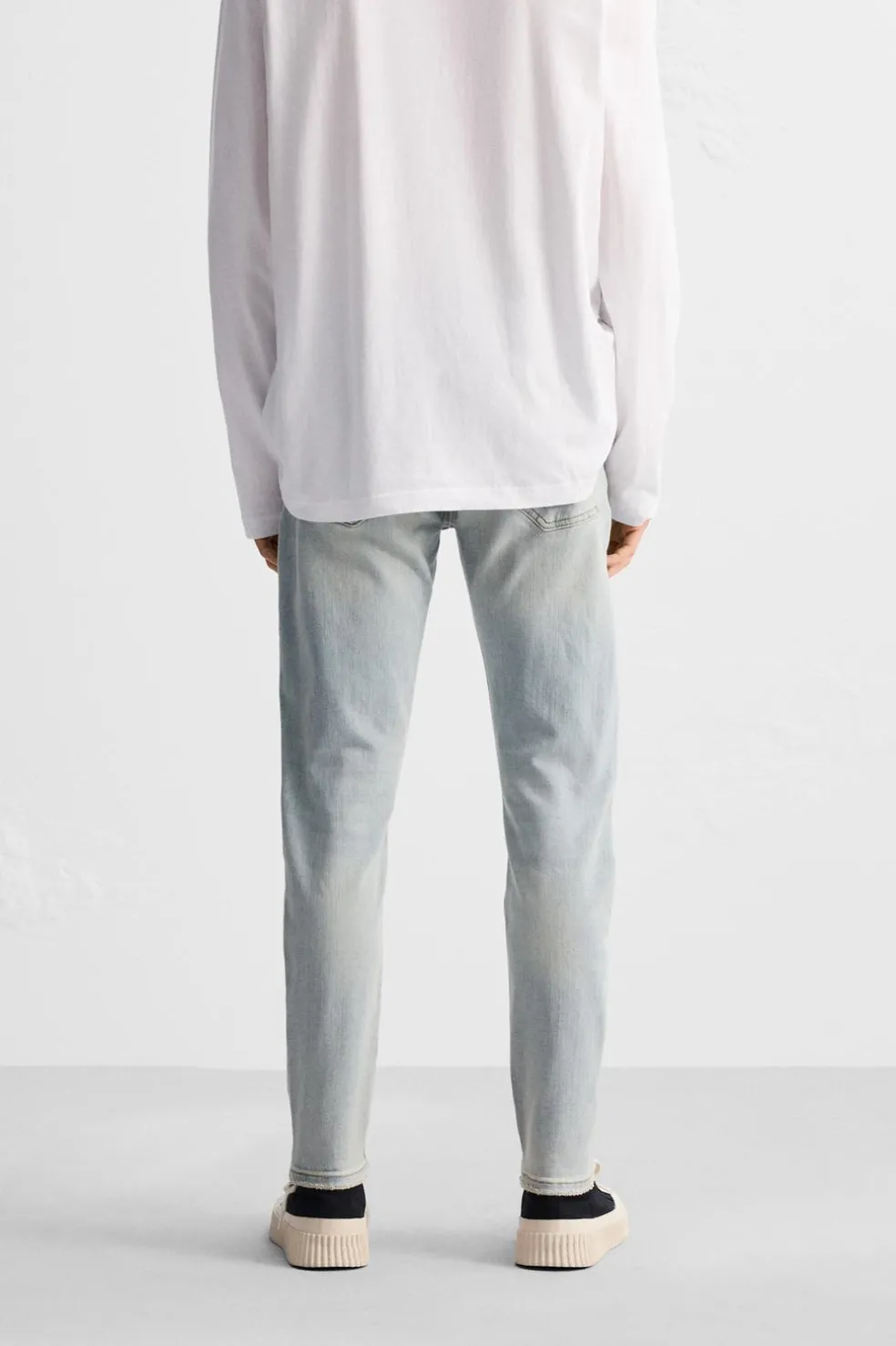ZARA Calças De Ganga^JEANS SKINNY FIT Azul-claro