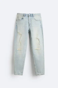 ZARA Calças De Ganga^JEANS SKINNY FIT Azul-claro