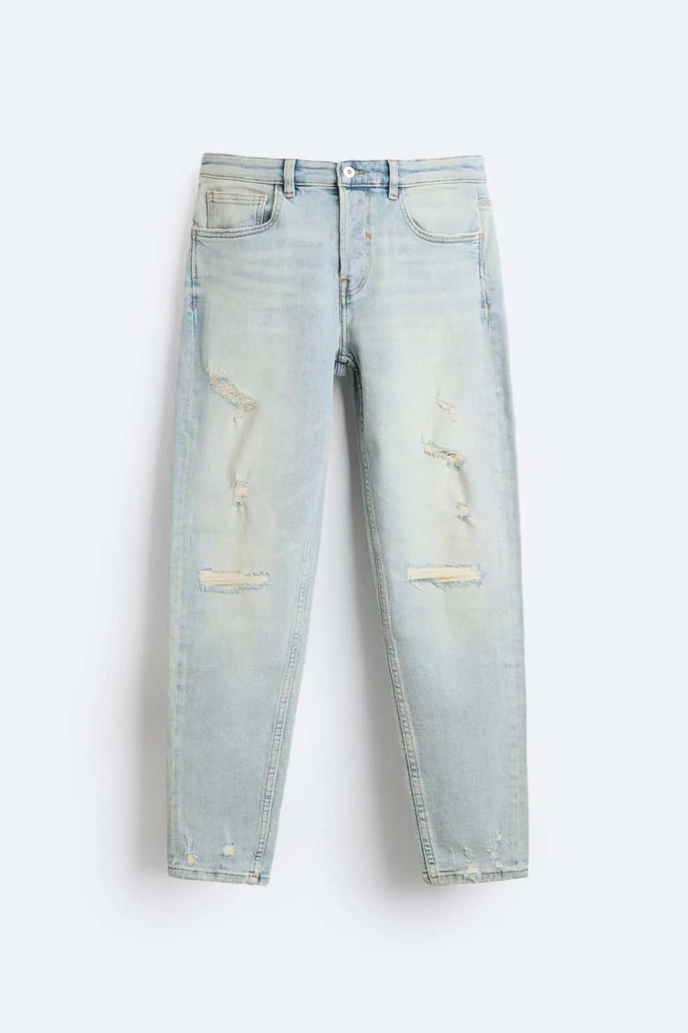 ZARA Calças De Ganga^JEANS SKINNY FIT Azul-claro