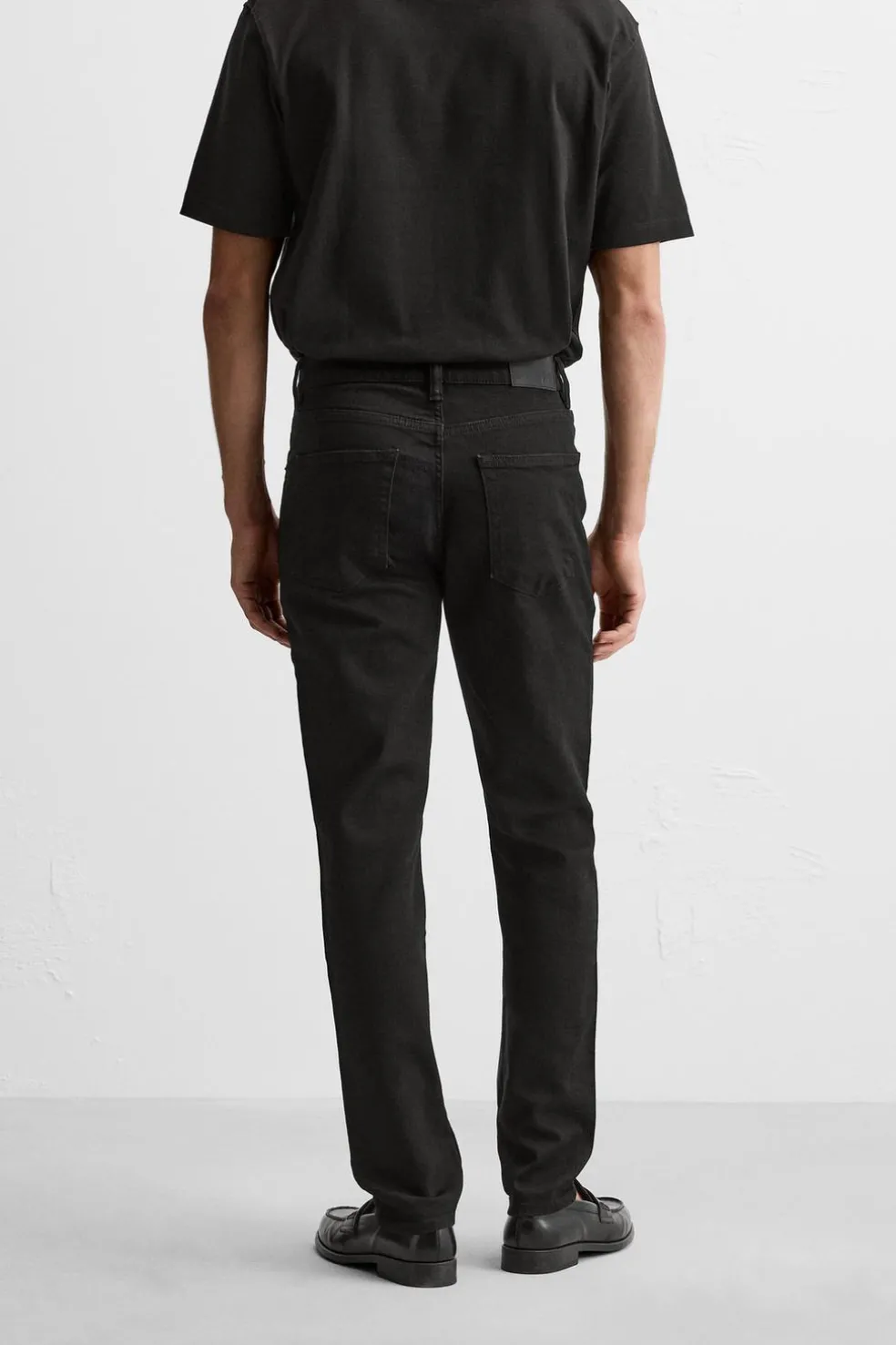 ZARA Calças De Ganga^JEANS SLIM FIT Preto