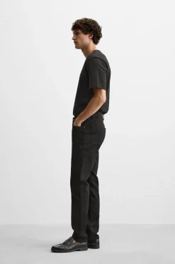 ZARA Calças De Ganga^JEANS SLIM FIT Preto