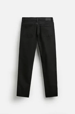 ZARA Calças De Ganga^JEANS SLIM FIT Preto