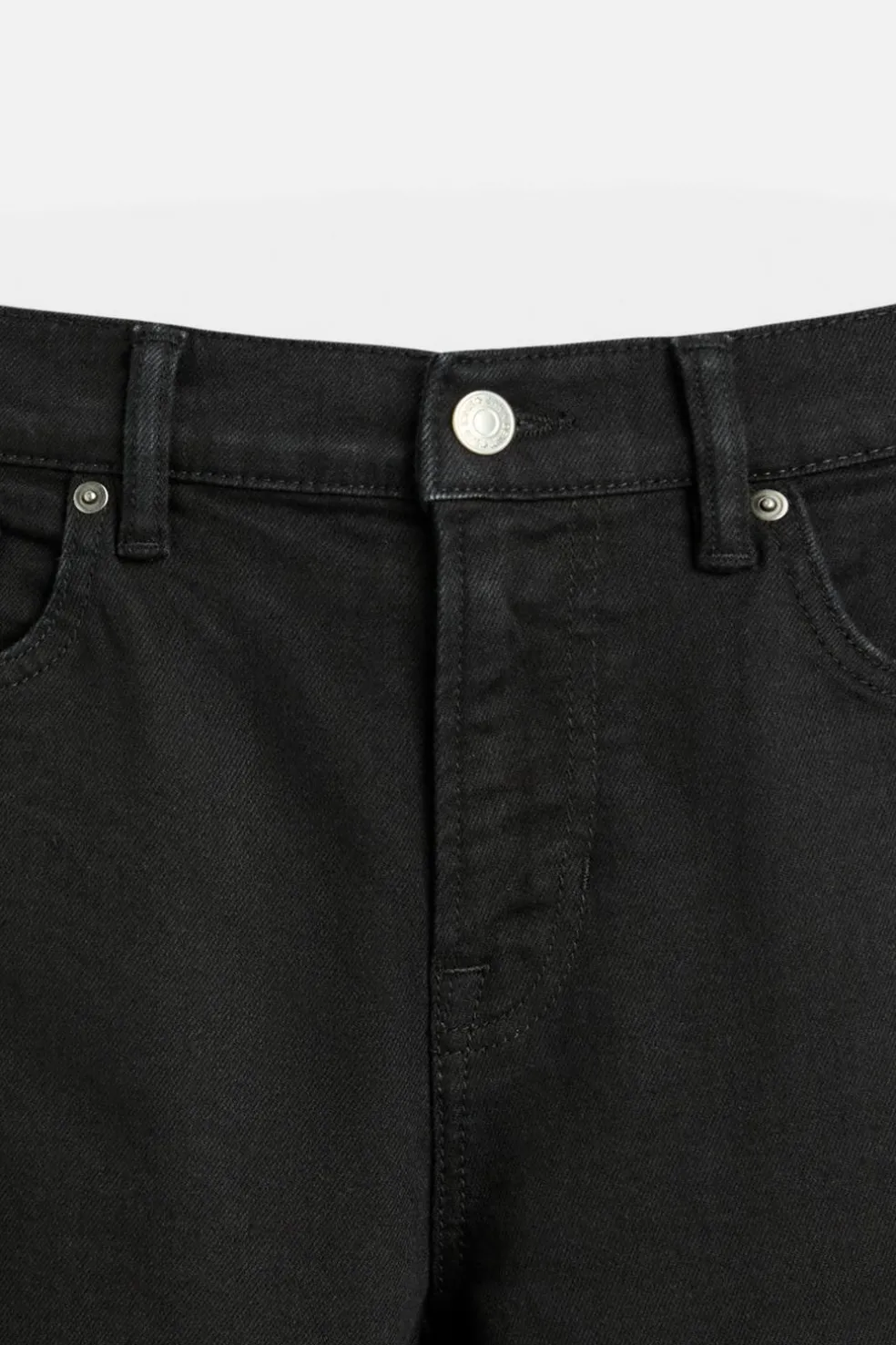 ZARA Calças De Ganga^JEANS SLIM FIT Preto