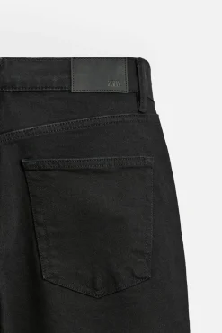 ZARA Calças De Ganga^JEANS SLIM FIT Preto