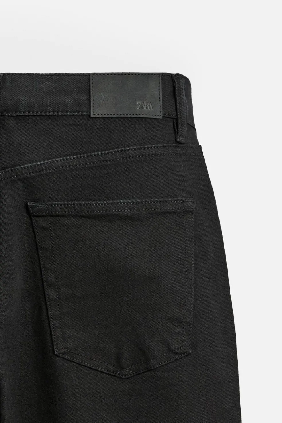 ZARA Calças De Ganga^JEANS SLIM FIT Preto