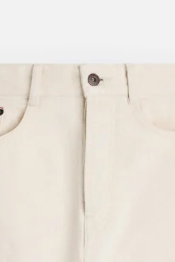 ZARA Calças De Ganga^JEANS SLIM FIT Branco-marfim