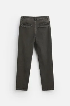 ZARA Calças De Ganga^JEANS SLIM FIT DE ALGODÃO - LIOCEL Castanho