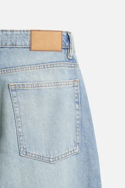 ZARA Calças De Ganga^JEANS STRAIGHT FIT Azul