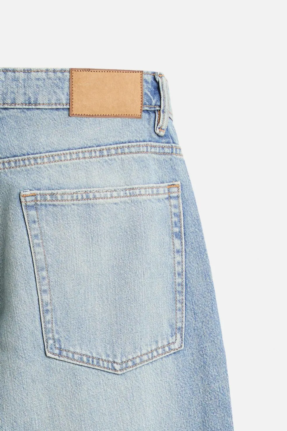 ZARA Calças De Ganga^JEANS STRAIGHT FIT Azul