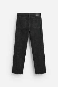 ZARA Calças De Ganga^JEANS STRAIGHT FIT Preto
