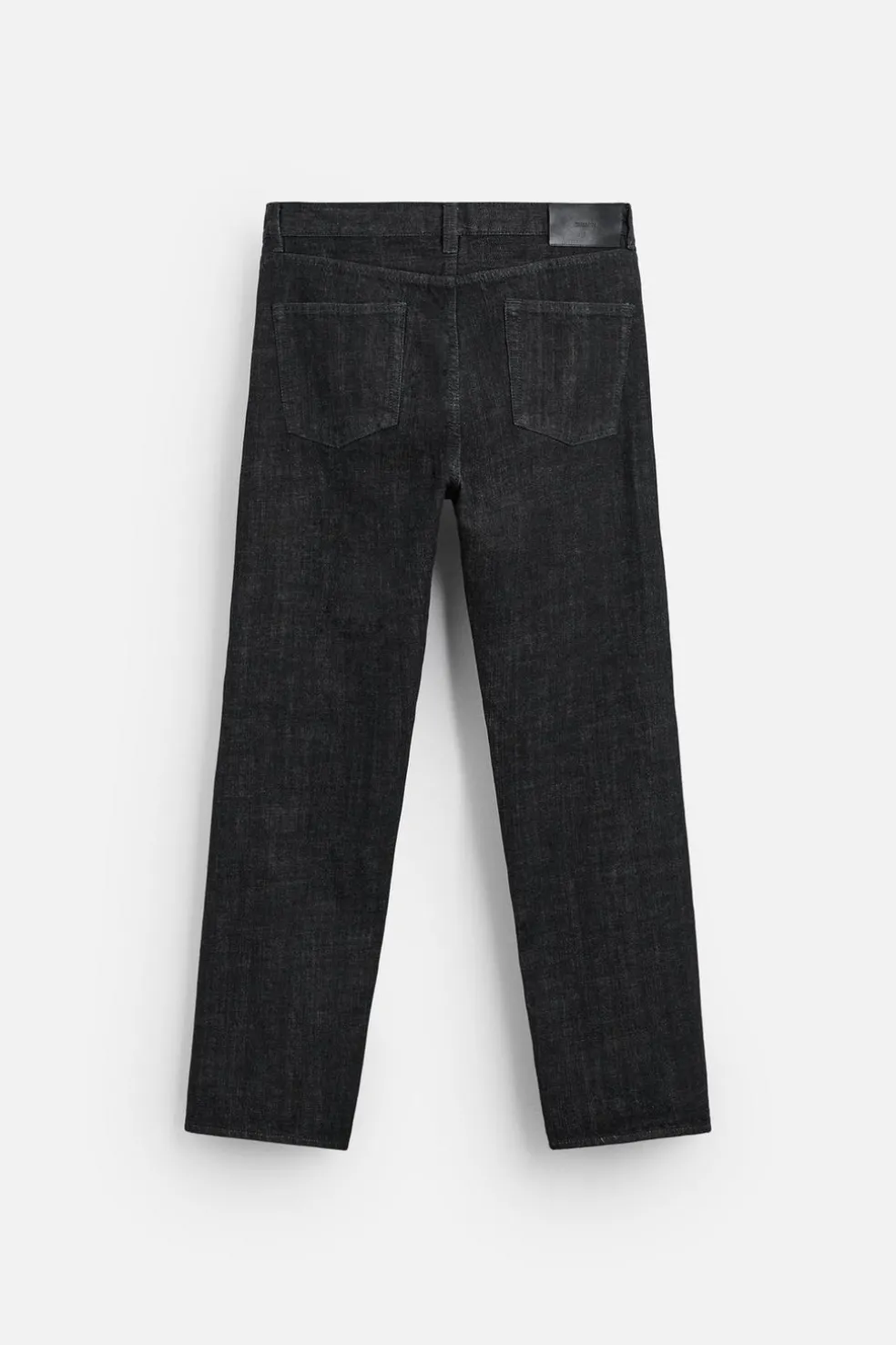 ZARA Calças De Ganga^JEANS STRAIGHT FIT Preto