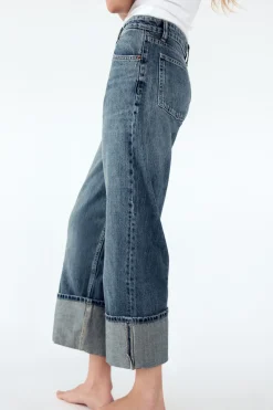 ZARA Jeans^JEANS TRF DIREITAS DE CINTURA MÉDIA Azul