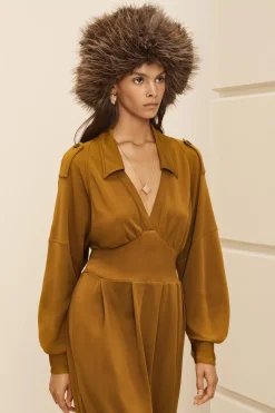 ZARA Vestidos^JRSY DRSS 14 Mostarda