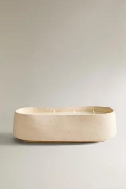 ZARA Fragrâncias Para Casa|Fragrâncias Para Casa^(1,5 KG) VELA AROMÁTICA IVORY MUSK Branco