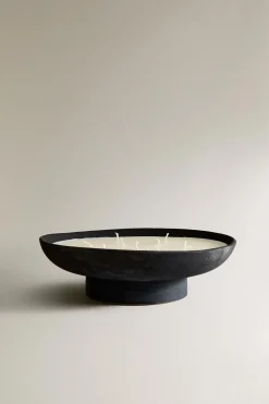 ZARA Fragrâncias Para Casa|Fragrâncias Para Casa^(1,5 KG) VELA AROMÁTICA LEATHER AMBER Preto
