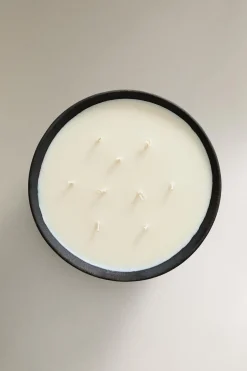 ZARA Fragrâncias Para Casa|Fragrâncias Para Casa^(1,5 KG) VELA AROMÁTICA LEATHER AMBER Preto