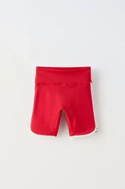 LEGGINGS CURTAS COM DEBRUADOS-ZARA Store