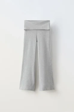 LEGGINGS FLARE COM CÓS ENROLADO-ZARA Best
